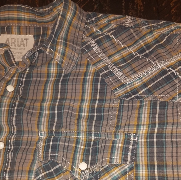 Ariat Retro Fit Button Down Shirt XL - Picture 3 of 6